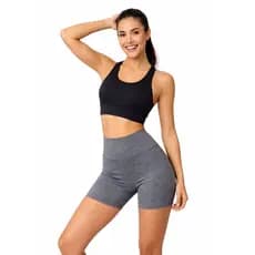 Top Short Conjunto Academia Fitness Levanta Bumbum Feminino