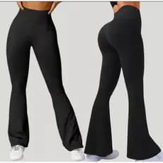 Calça Legging Bailarina Flare Zero Transparência  P ao G PROMOÇÃO