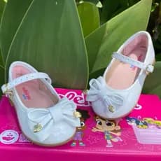 Sapatilha Infantil Molekinha Verniz com Laço – Festa, Batizado e Dia a Dia