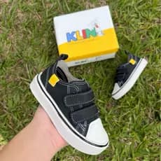 Tênis Infantil Klin FreeStyle Casual Velcro Confortável Antiderrapante Menina Menino