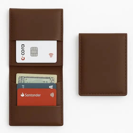 kit 50 Porta Cartão Masculino e feminino Slim Carteira Feminina Carteira masculina Promoção Varias