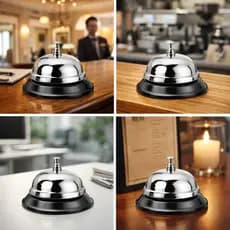 Sino Campainha Sineta de Mesa para Recepção Hotel Restaurante Balcão Atendimento
