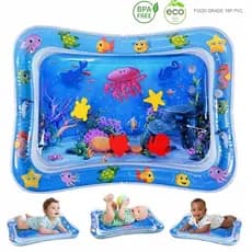 Tapete de Água Inflável para Bebê Sensorial Coordenação Motora Brinquedo Educativo Tummy Time Interativo
