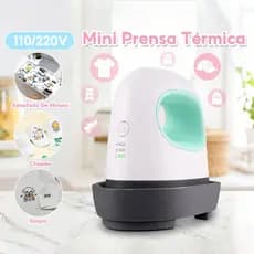 Mini Prensa Térmica Portátil Simples Máquina De Engomar Para Sacos De Roupas DIY Para Impressão De Camisetas Verde