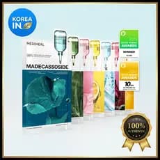 Mediheal Essential Mask Sheet 7 Types - Teatree PDRN Vita C Mascara Facial Coreana Antiacne Poros