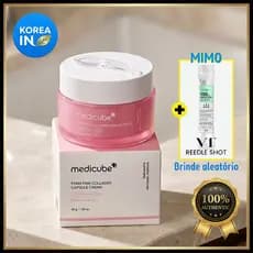 Medicube PDRN Pink Collagen Capsule Cream 55g - DNA de Salmão, Clareador de Manchas e Melasma