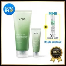 Anua Heartleaf Quercetinol Pore Cleansing Foam 25ml, 150ml-Espuma Limpeza Poros Sebo Acne Esfoliante