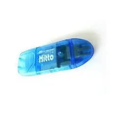 Mini Leitor De Cartão De Memoria Sd Azul Hitto
