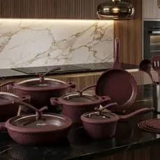 Jogo Panelas Gourmet Linha Pacific 20 Peças Antiaderente