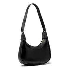 Bolsa Feminina Meia Lua Lateral Pequena Ombro Luxo Alça