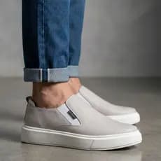 Tênis Casual Masculino Calce Fácil Slip On Moderno Premium