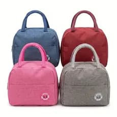 Lancheira Térmica Bolsa Marmita Impermeável Porta Talheres Compacta