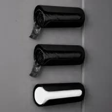 Suporte Organizador Para Rolo de Saco de Lixo Porta Sacolas Dispenser Para Casa Banheiro e Lavanderia