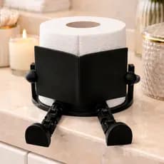 Suporte de Papel Higiênico com Pernas Articuladas -- Moderno, Engraçado Estiloso e Decorativo | Banheiro