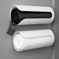 Suporte para Rolo de Saco de Lixo Para Casa Em Cozinha Banheiro Dispenser Porta Sacolas de Supermercado Puxa Saco