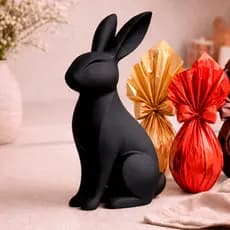 Coelho Decorativo Para Todos Os Ambientes Sala Escritório Mesa Páscoa Design Moderno e Minimalista Diversos Tamanhos