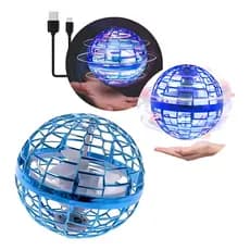 Brinquedo Bola Voadora Boomerang Inteligente com LED Colorido USB