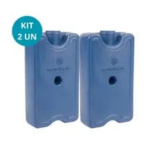 Kit 2 Unidades Gelo Artificial GeloTech Original Reutilizável Rígido 100 Ml