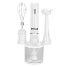 Kit Mixer Processador Batedor Alimentos 3 Em 1 Potente Compacto 127V Multifunção