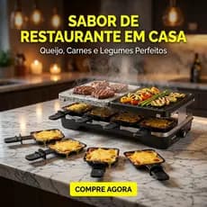 Grill Elétrico RAF Premium com 2 Assadeiras Incrível 1500W Antiaderente Moderno Cheese Grill Mach