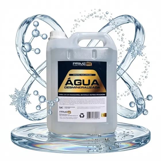Água Desmineralizada Automotiva Prime Oil Para Radiador E Bateria Com Máxima Segurança