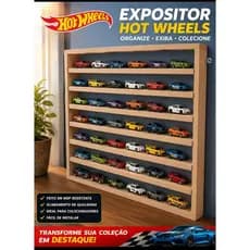 Expositor Hot Wheels Carro Miniatura Prateleira Estante De Carrinhos Brinquedos