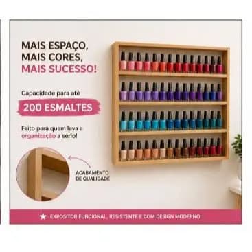 Nicho Organizador Expositor Manicure