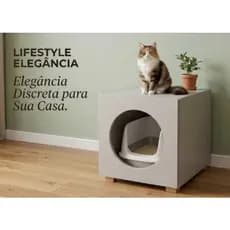movel sanitario para gato caixa de areia