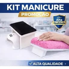 Apoio de Mão Pelúcia  preto Alongamento de Unhas Apoiador de Mão Manicure Nail Designer kit com dois modelos