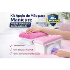 Apoio de Mão Para Manicure Profissional Descanso de Punho Nail Designer Salão de Beleza