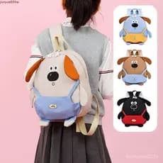 JUNYUE Mochilas Para Estudantes , Mochila Fashion Com Alça Ajustável Cachorro De Desenho Animado , Bolsas Escolares Fofa