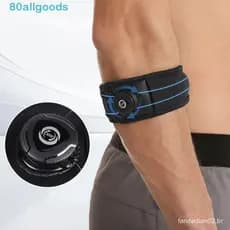 ALLGOODS1 Cinta De Cotovelo De Tênis , Faixa De Suporte De Braço Ajustável Com Botão Pressurizado , Golfe Antiderrapante