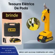 Podador Eletrico De Tesoura De Podar Sem Fio De 48v ABateria Para Arvores