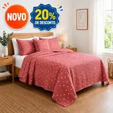 Cobre Leito Piquet Kit Casal Queen King 100% Algodão 3 Peças Premium Luxo