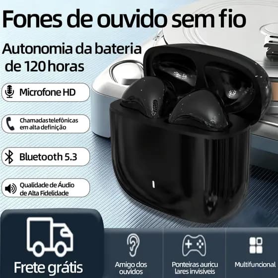 【Autonomiadabateriade12ohoras】fones de ouvido preto A13 sem fio para jogos música bluetooth