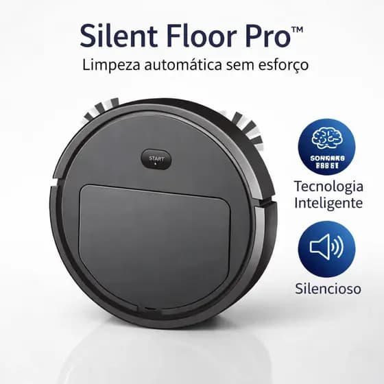 Robô Aspirador de Pó Inteligente Automático Recarregável (Cores Sortidas)