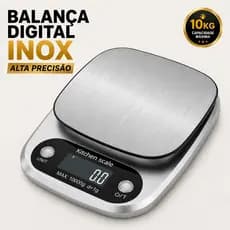 Balança de Cozinha Digital de Alta Precisão 0.1g/10kg Balança Eletrônica Culinária com Display LCD