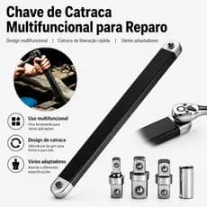 Chave de extensão multifuncional chave de extensão de catraca chave de dupla finalidade