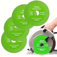 Kit 3 Discos Diamantado 100mm para Corte de Vidro Porcelanato Piso e Cerâmica