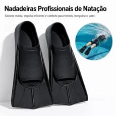 Pé de Pato Nadadeira Aquática Para Natação Mergulho