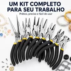 Kit 8 Jogo de Alicates 4.5'' Aço Cromo Vanádiop