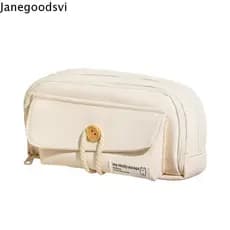 Bolsa Para Lápis JANEGOODSVI , Papelaria De Tecido De Grande Capacidade , De Armazenamento Multifuncional