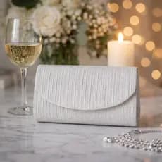 Bolsa Festa Clutch Glitter Casamento Feminina Luxo Carteira Alça Madrinha Elegante Pequena Chique Brilho Corrente