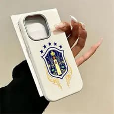 Com Maria, Hexa Brasil! Capa Capinha Para iPhone 14 17 Ar 16 15 Plus 13 12 11 Pro Max Couro Silicone Anti-Impacto