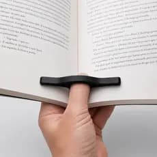 Anel de Leitura Suporte de Página Apoio Segurar Livro Polegar Marcador Separador Uma Mão