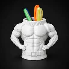 Porta Canetas Academia Maromba Fitness Musculação Crossfit Fisiculturismo Bodybuilder Homem Sarado
