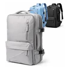 Mochila Executiva Expansível 41l Reforçada Para Viagem Usb