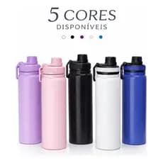 Garrafa Térmica Inox 800ml Com Alça Bebidas Quentes E Frio | Garrafa térmica de água