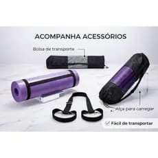 Tapete de Yoga com Bolsa 10 mm