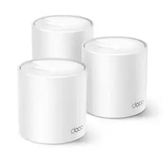 TP-Link Roteador Deco X10 (3unid.) Dual Band AX1500 Mesh Wi-Fi 6, Cobre até 520 m², 120 dispositivos